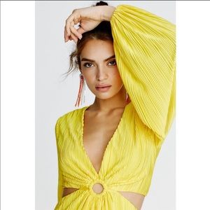 Ronny Kobo yellow dress (S)